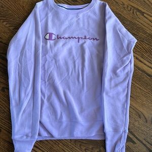 Purple champion crew neck. Great condition. XS